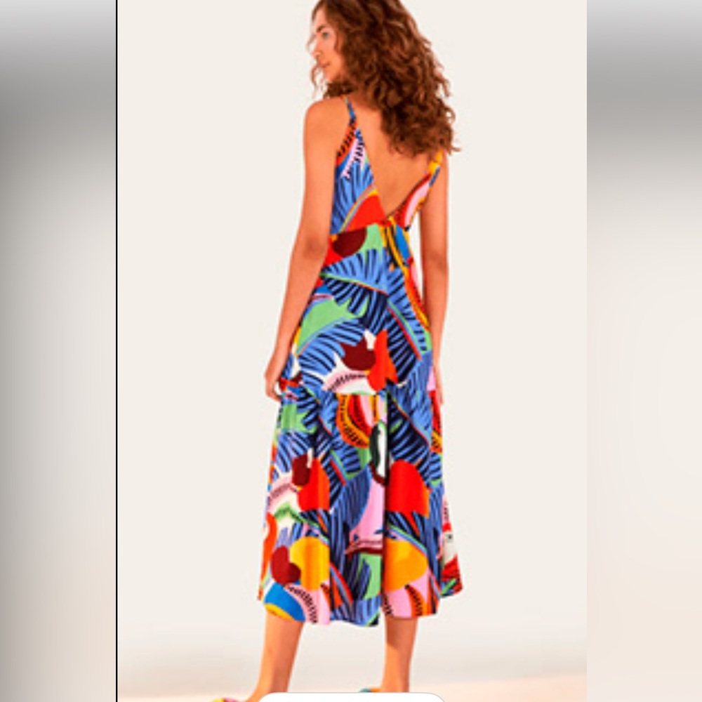 Farm Rio Colorful Wrap Dress - Picture 4 of 15